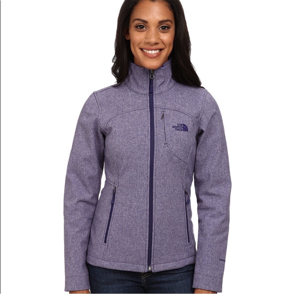 ▪️The North Face Outdoor Apex Bionic WindWall Jacket Garnet Purple Heather M